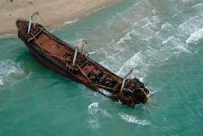 Как выглядят суда, потерпевшие кораблекрушение. Фото