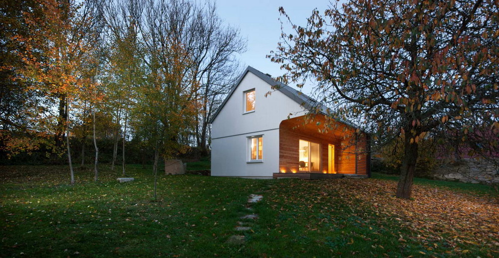 Деревянный домик для загородного отдыха в Чехии