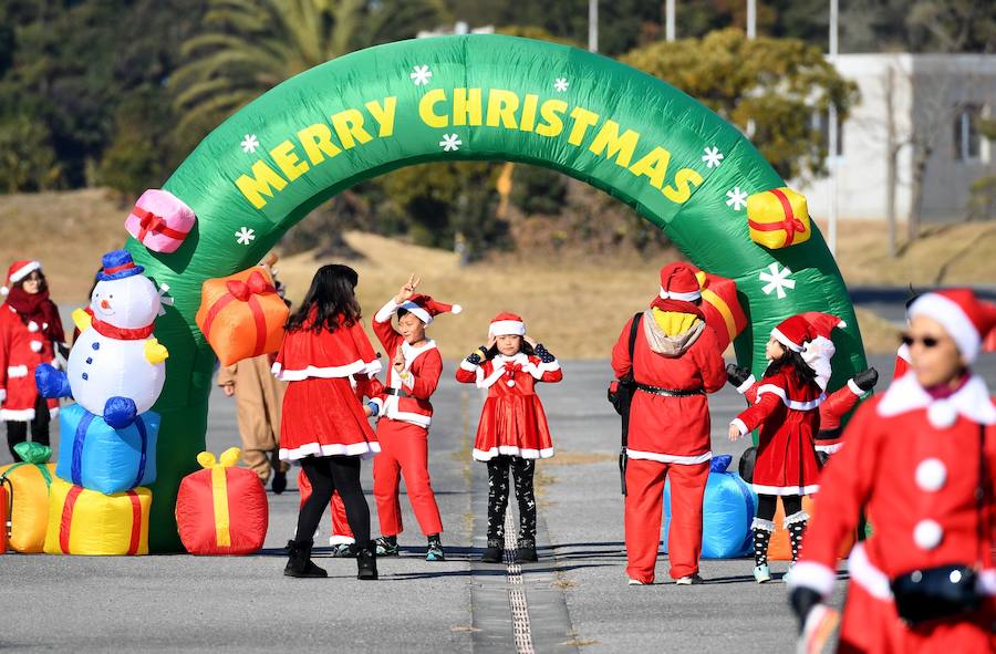 Праздничный забег Tokio Santa Run