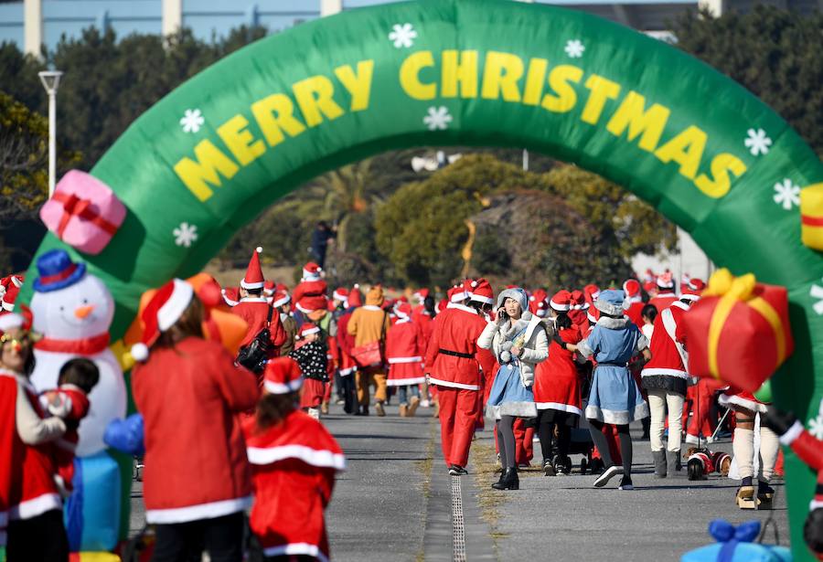 Праздничный забег Tokio Santa Run