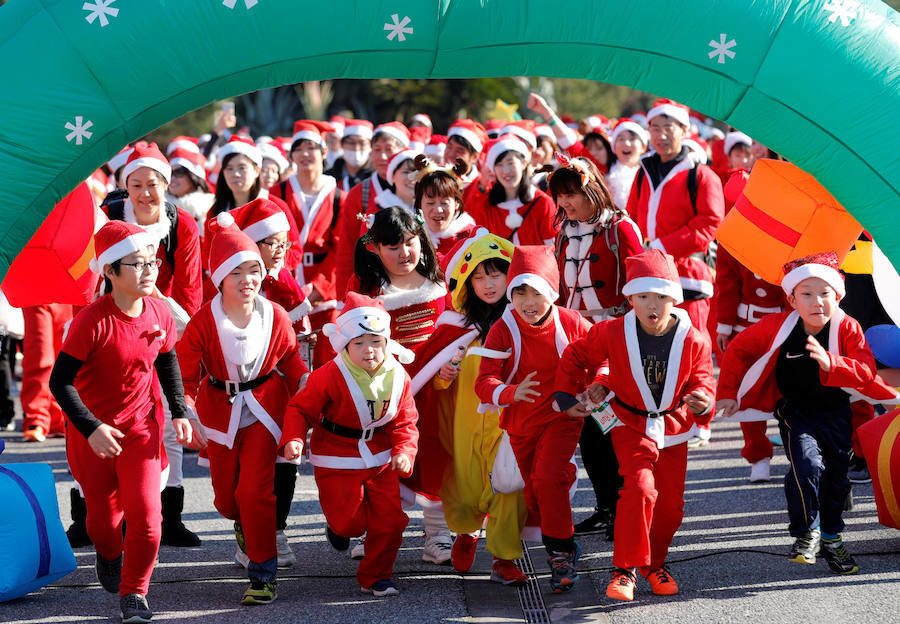 Праздничный забег Tokio Santa Run