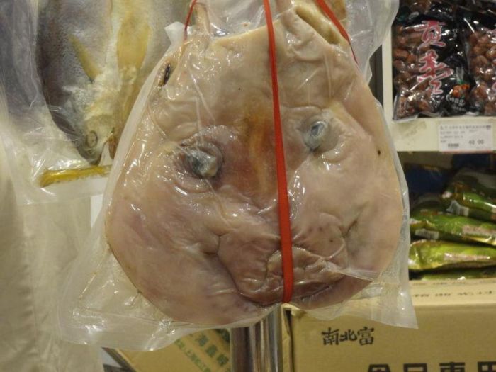 Вяленые свиные головы в Китае