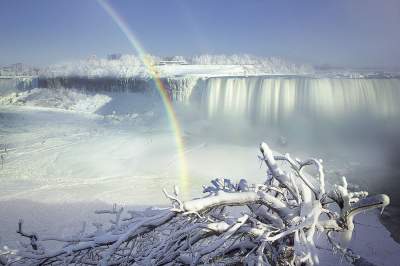 Завораживающие фото замерзших водопадов.Фото