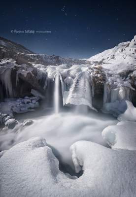 Завораживающие фото замерзших водопадов.Фото