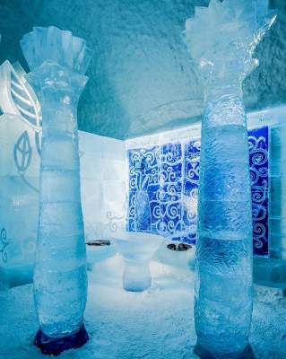 Ледяные апартаменты самого необычного в мире отеля. Фото