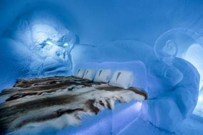 Ледяные апартаменты самого необычного в мире отеля. Фото