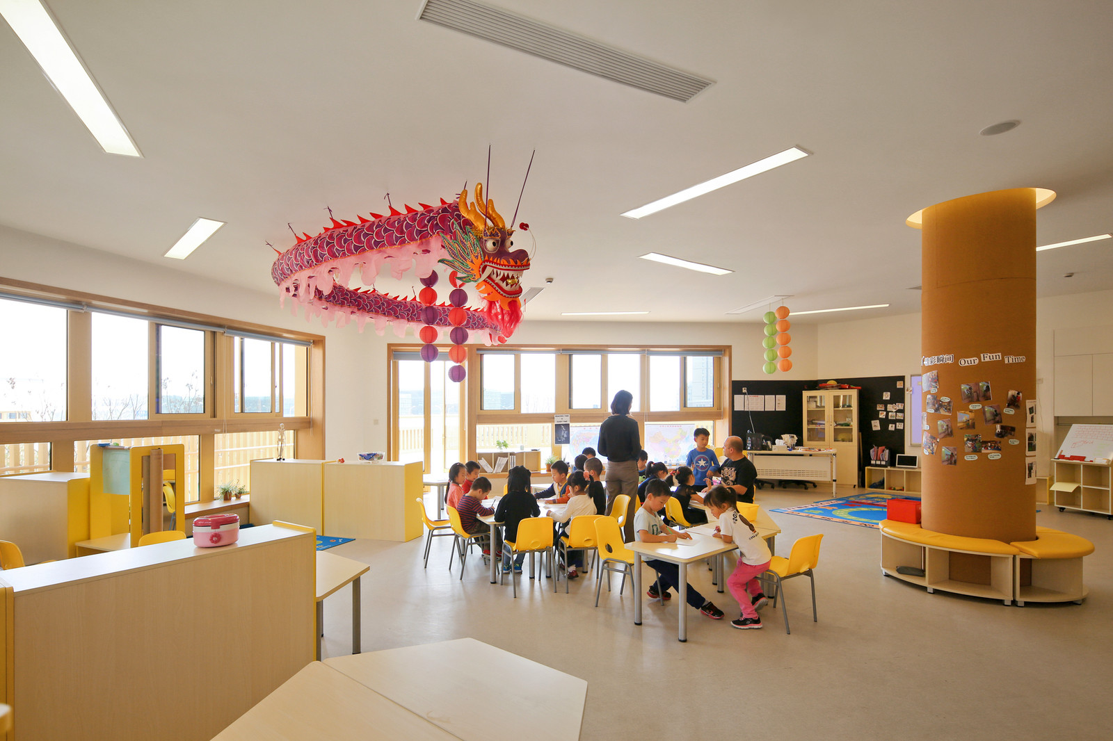 Детский сад при университете в Китае