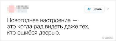 Новогодние твиты для тех, кто не хочет растерять праздничное настроение