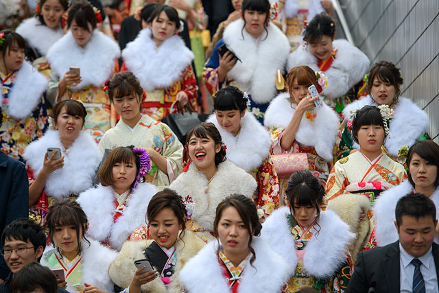 Как в Японии празднуют совершеннолетие. ФОТО