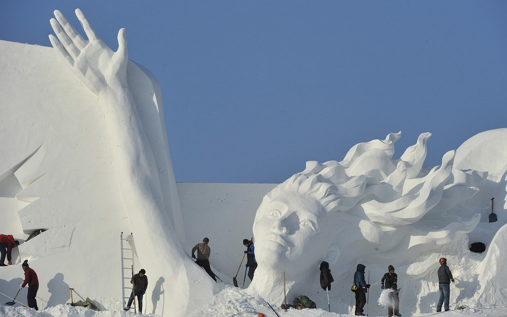 Международный фестиваль льда и снега в Харбине 2018