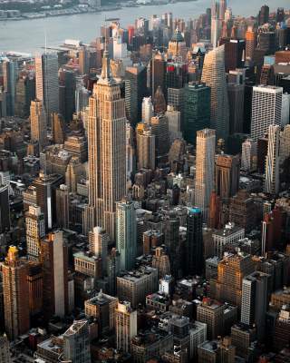 Нью-Йорк и Сан-Франциско с высоты птичьего полета. Фото