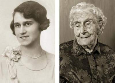 Люди, дожившие до ста лет, показали, как выглядели в молодости. Фото