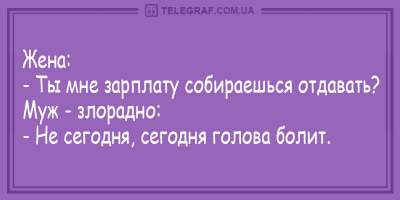 Свежие анекдоты о мужских чувствах и злорадных супругах 