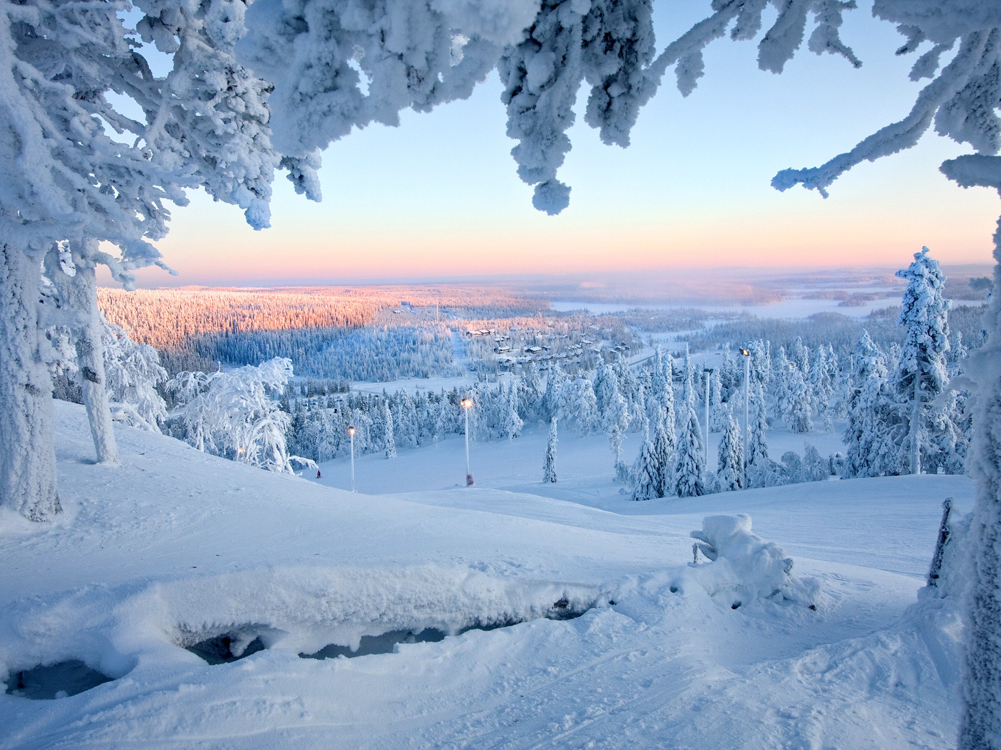 Красоты зимы в разных уголках нашей планеты