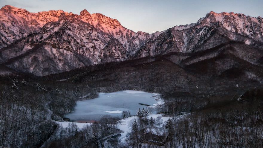 Сказочно красивая зима в Японии