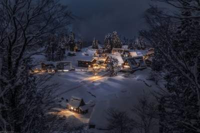 Зимняя Япония в живописных пейзажах. Фото