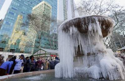Зима в США и Канаде: шокирующие воображение снимки. Фото