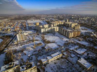 Зрелищные снимки Житомира с высоты птичьего полета. Фото