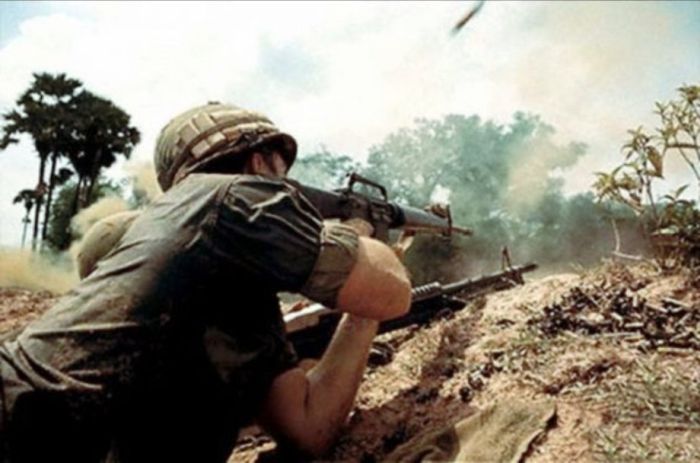 Цветные фото войны во Вьетнаме