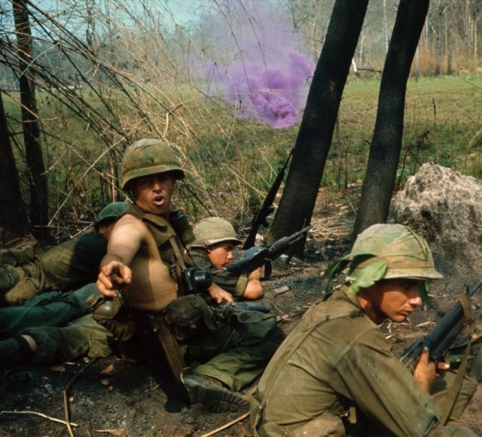 Цветные фото войны во Вьетнаме
