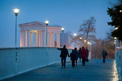 Восхитительные пейзажи дождливой Одессы. Фото