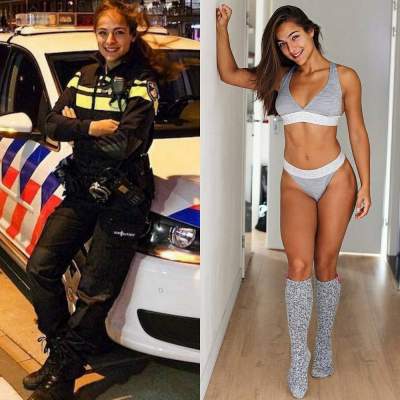 Очаровательные дамы, служащие в армиях и полиции разных стран. Фото