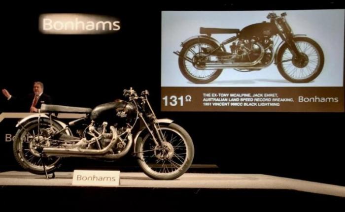 Vincent Black Lightning 1951 - самый дорогой мотоцикл в мире