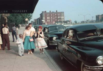 США 1950-х в уникальных цветных снимках. Фото	