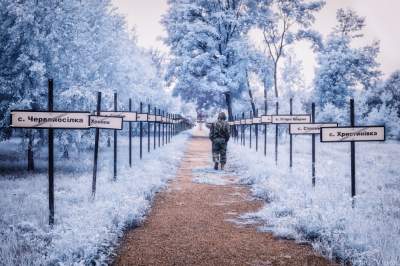 Фотограф показал, как выглядит Припять в инфракрасных лучах. Фото