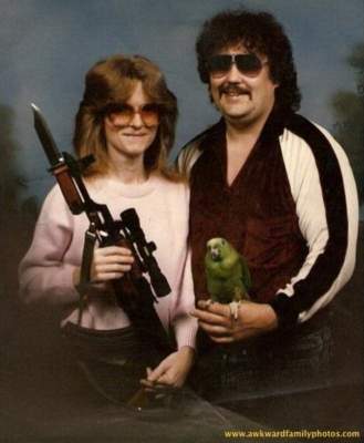 Самые странные снимки американских семей, найденные в Сети. Фото