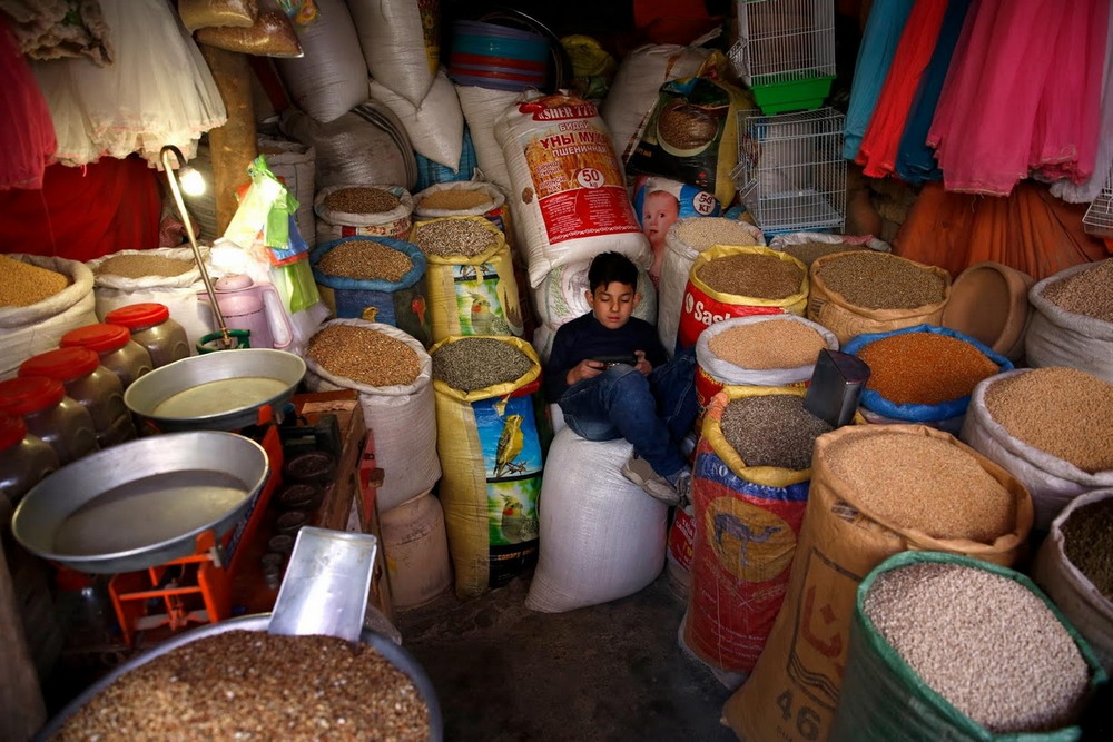 На птичьем рынке в Кабуле