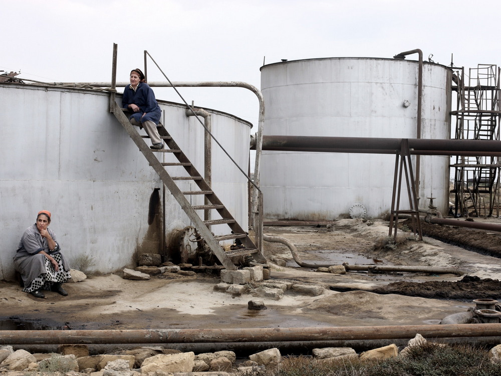 Азербайджанские рабочие нефте- и соледобывающей отрасли
