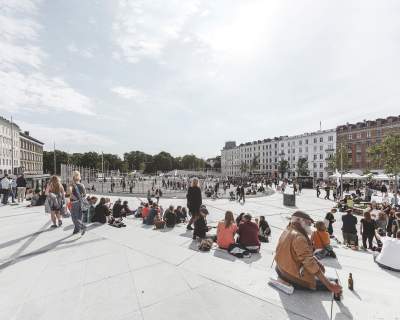 Виртуальная прогулка по площади Израиля в Копенгагене. Фото