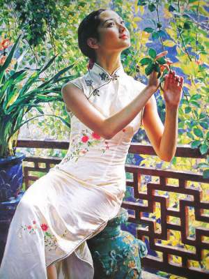 Необыкновенно нежные картины китайского художника. Фото