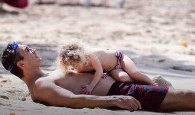 В Сеть попали свежие фото Кличко с женой и дочкой 