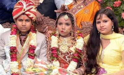 Индианка, притворившись мужчиной, сыграла две свадьбы