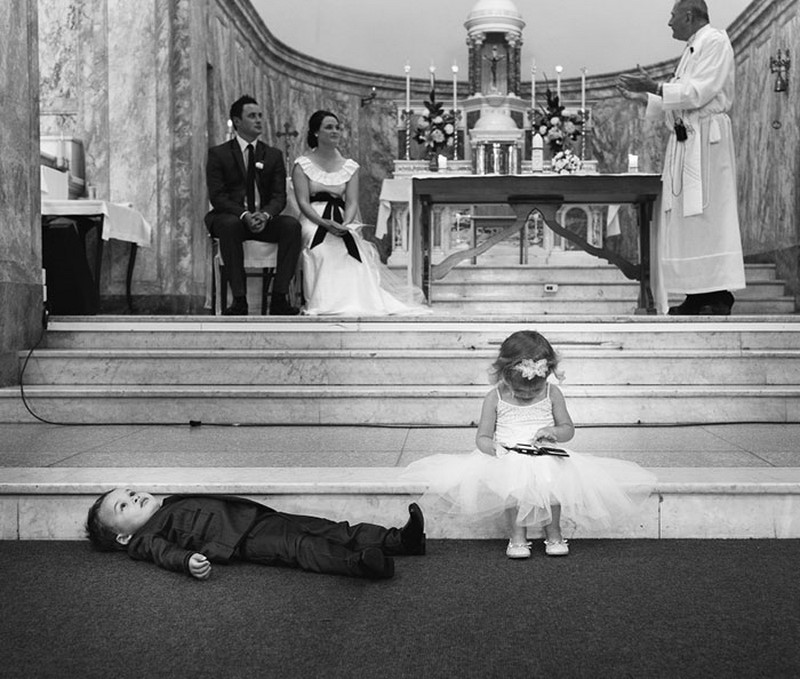 19 безумных фотографий, которые вряд ли появятся в свадебном альбоме.ФОТО