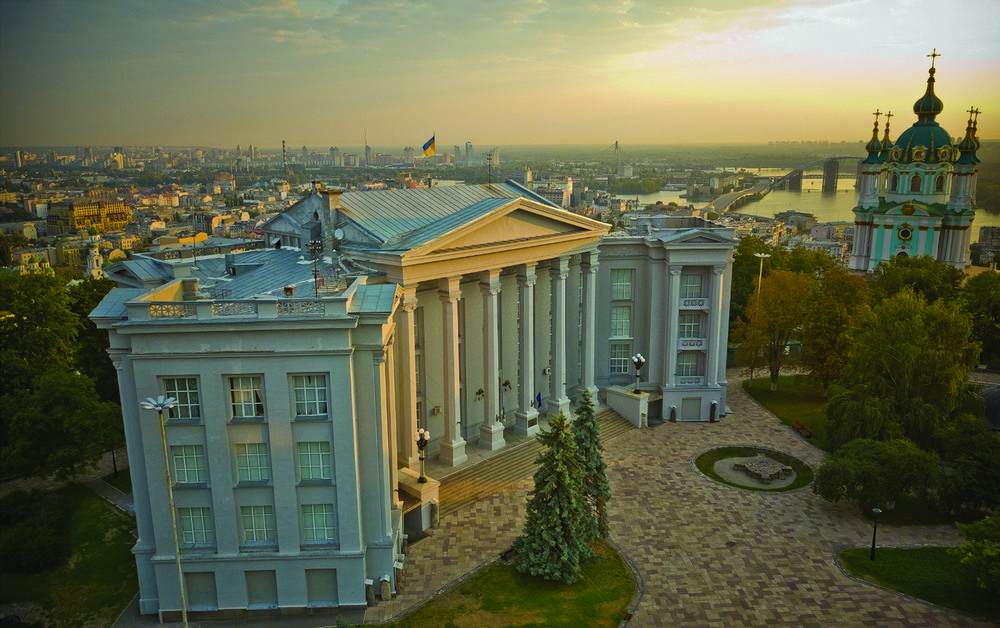 Киев с высоты птичьего полета от Сергея Ристенко 