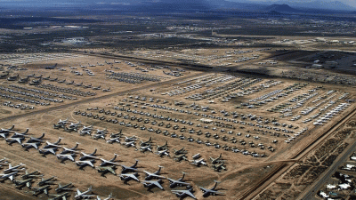 Кладбища самолетов в зрелищных снимках. Фото