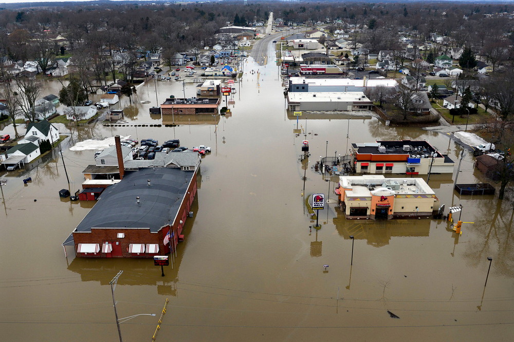 Запад США оказался под водой из-за сильных дождей