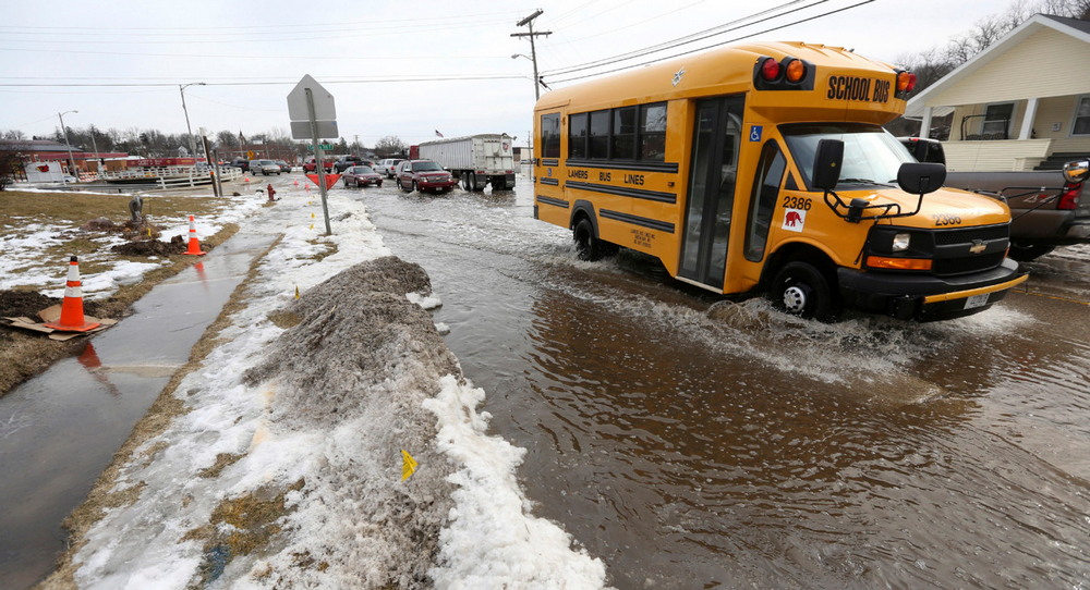 Запад США оказался под водой из-за сильных дождей