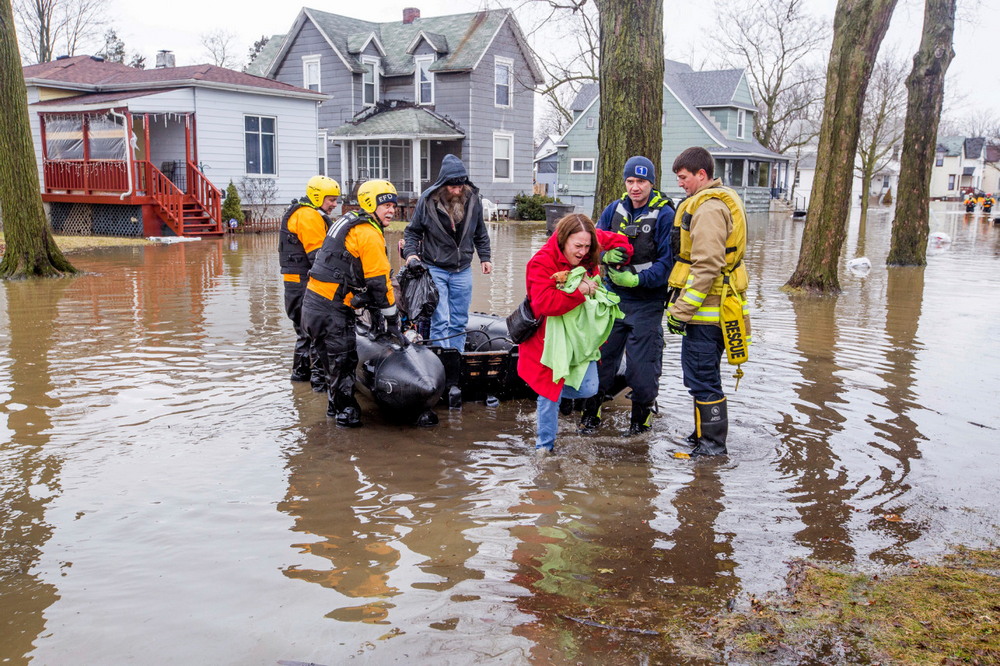 Запад США оказался под водой из-за сильных дождей