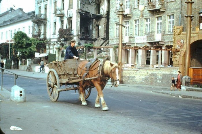 Цветные снимки повседневной жизни Восточной Германии в 1949 году