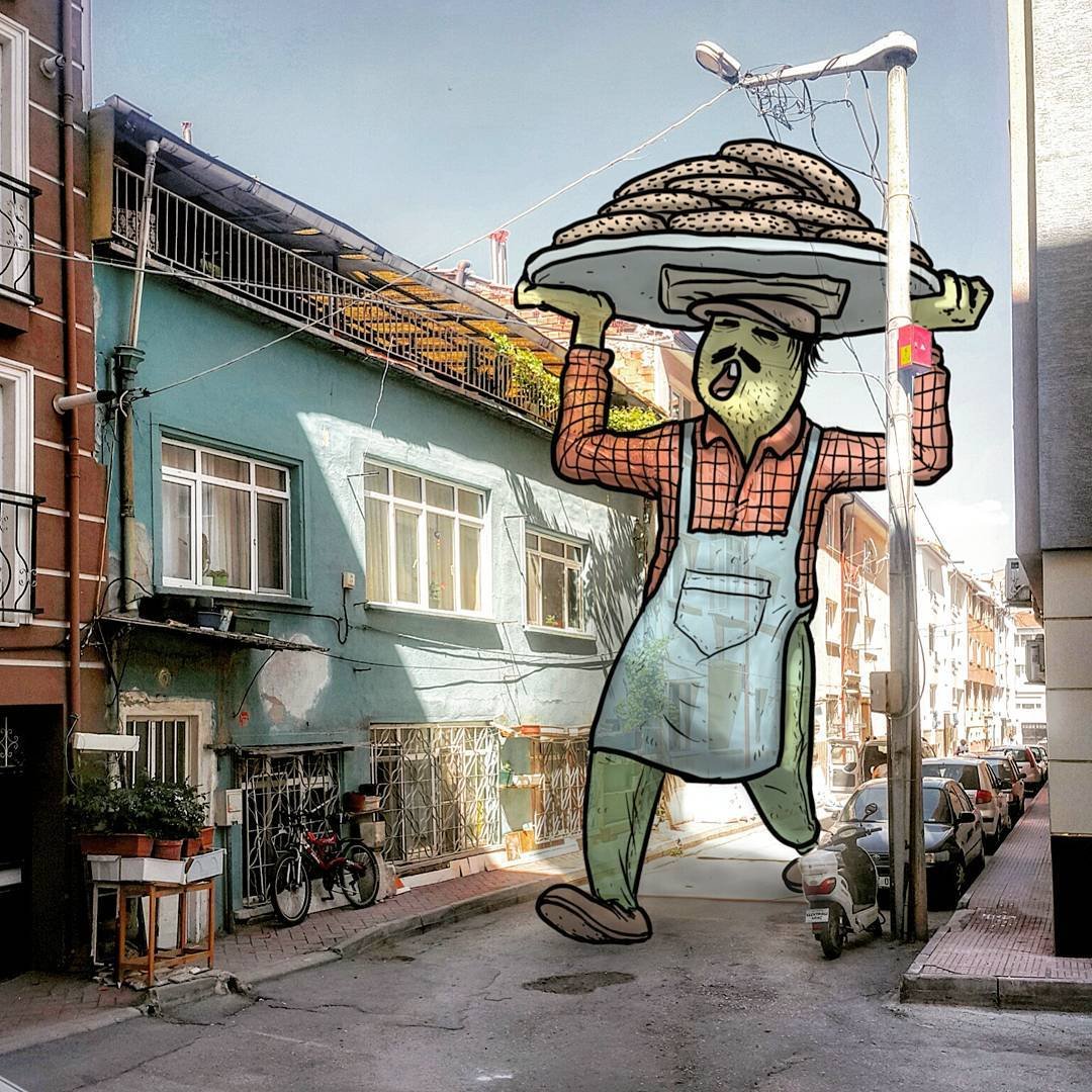 Жизнь гигантов на улицах турецких городов