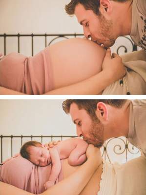 Милые снимки женщин до и после рождения ребенка. Фото 