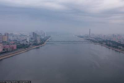 Виртуальный полет над Пхеньяном. Фото