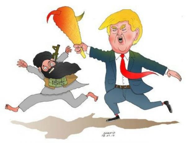 ТОП-10 лучших карикатур о работе Дональда Трампа (ФОТО)