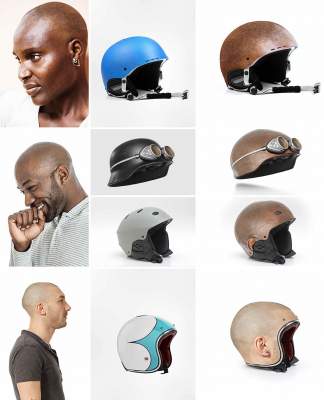 Так выглядит самый странный шлем в мире. Фото