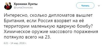 Соцсети смеются над «кардинальными» мерами Лондона к России