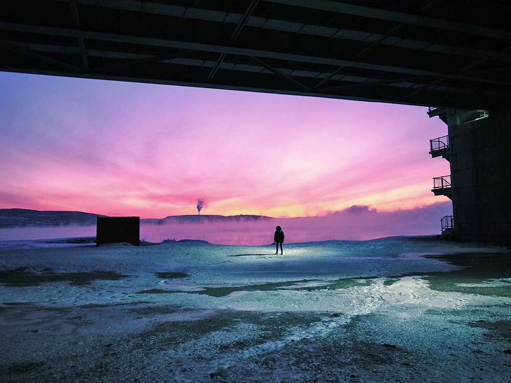 Пейзажи зимнего Мурманска на снимках Сергея Иуса